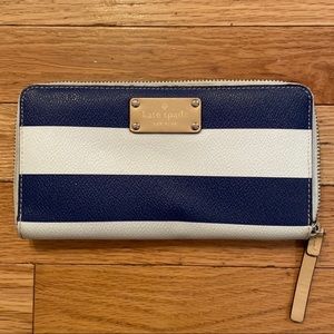 Kate Spade striped wallet